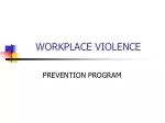 WORKPLACE VIOLENCE - slide 1
