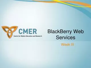 BlackBerry Web Services