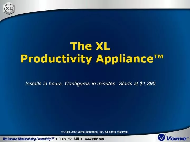 the xl productivity appliance