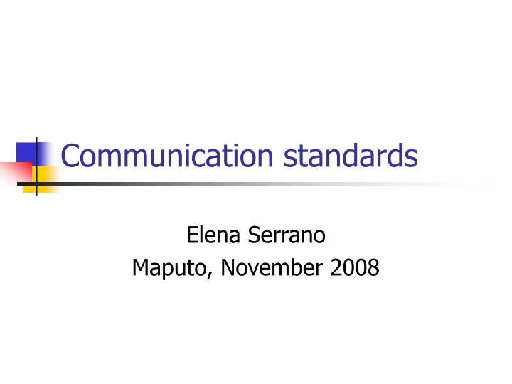 communication standards