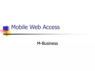 Mobile Web Access
