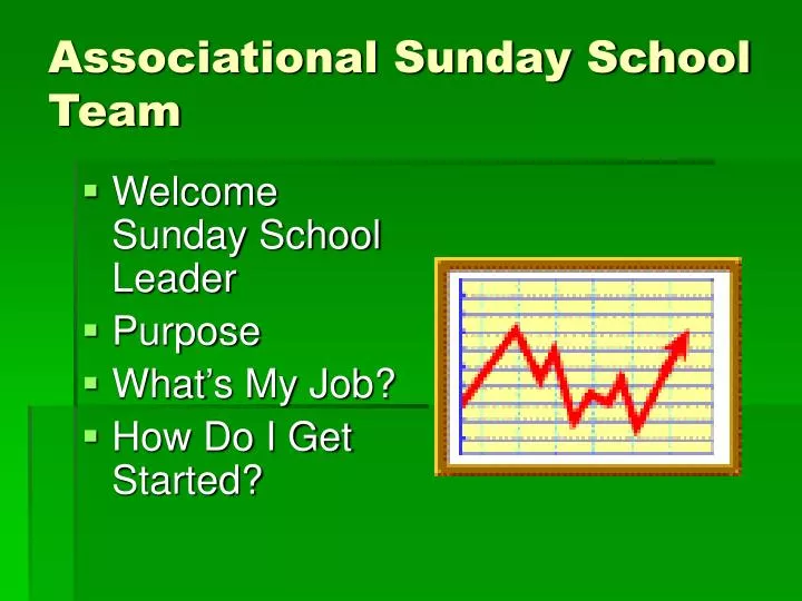 associational sunday school team