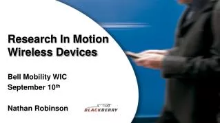Research In Motion Wireless Devices
