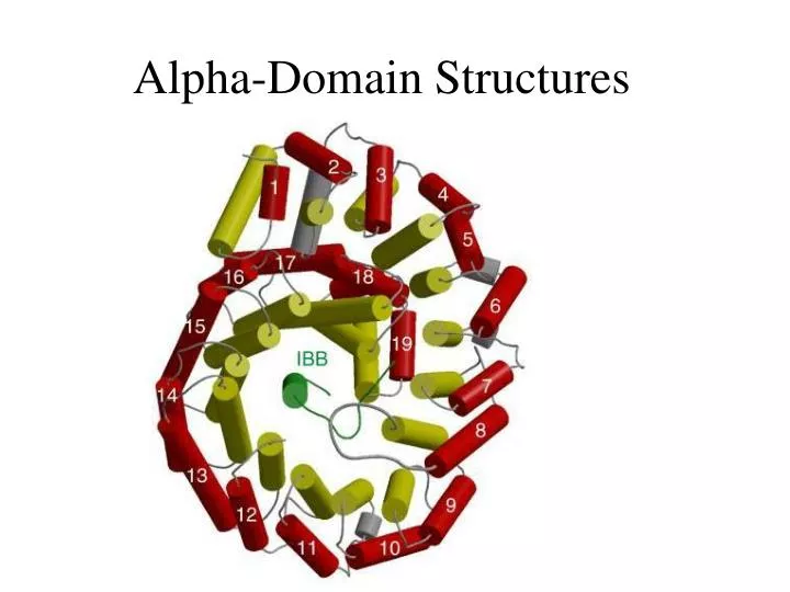 alpha domain structures