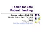 Toolkit for Safe Patient Handling - slide 1