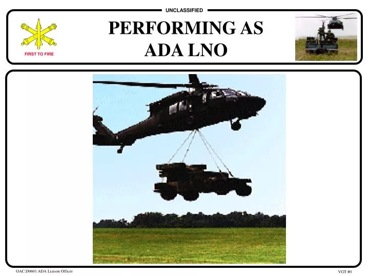 performing as ada lno
