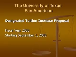 The University of Texas Pan American