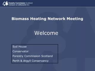 Biomass Heating Network Meeting