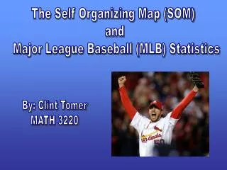 The Self Organizing Map (SOM) and Major League Baseball (MLB) Statistics