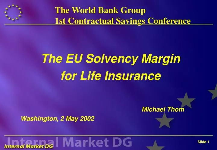 the world bank group 1st contractual savings conference