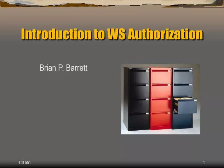 introduction to ws authorization