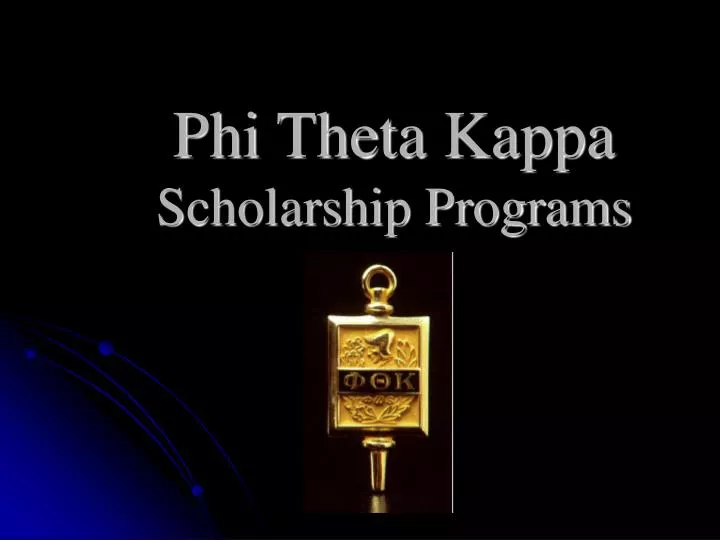 phi theta kappa scholarship programs