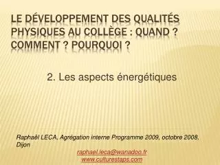 2 les aspects nerg tiques