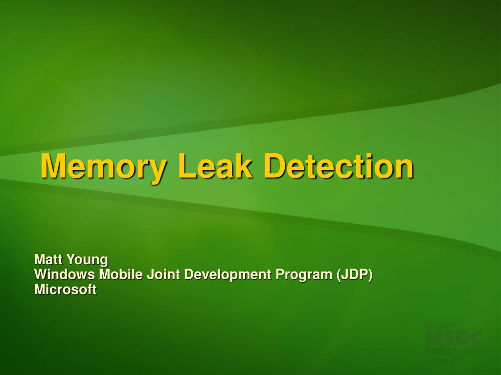 Memory Leak Detection Software – SUJL