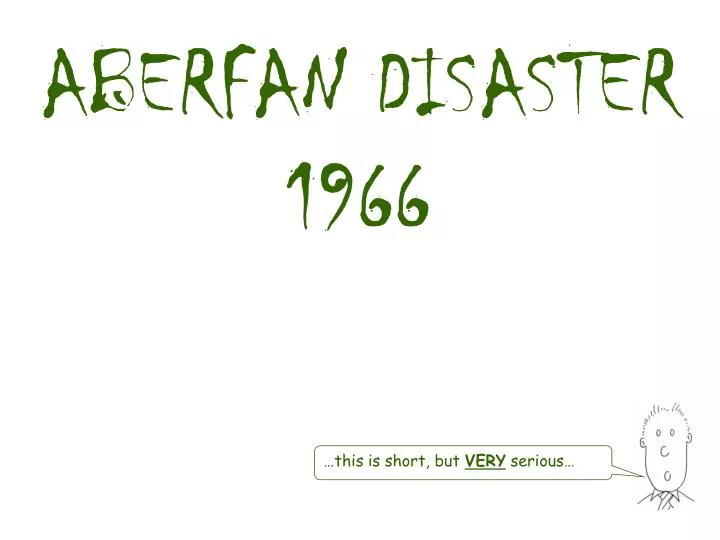 aberfan disaster 1966