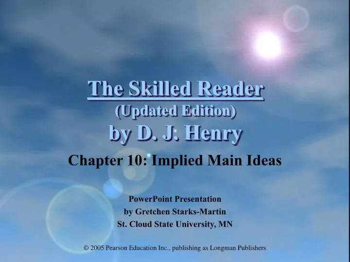 the skilled reader updated edition by d j henry