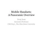 Mobile Handsets: A Panoramic Overview - slide 1