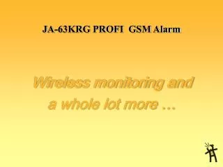 JA-63KRG PROFI GSM Alarm