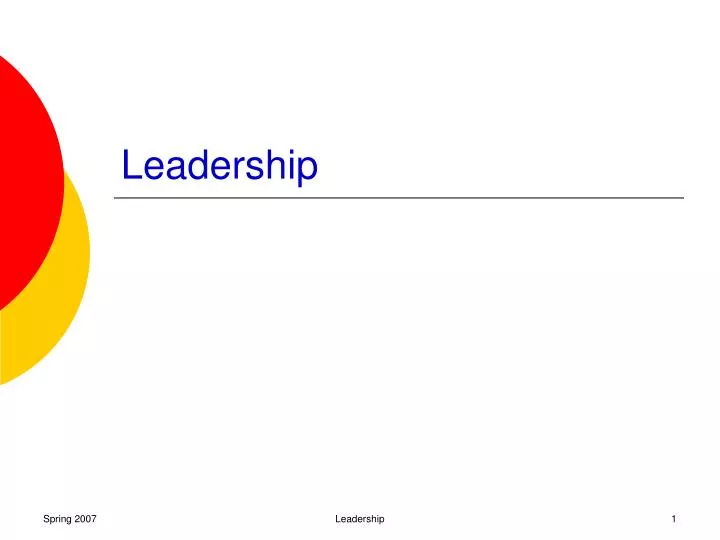 PPT - Leadership PowerPoint Presentation, Free Download - ID:1205084