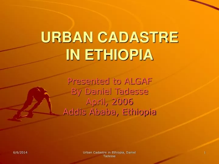 urban cadastre in ethiopia