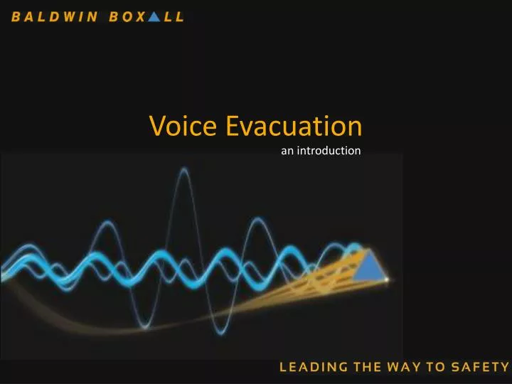 voice evacuation