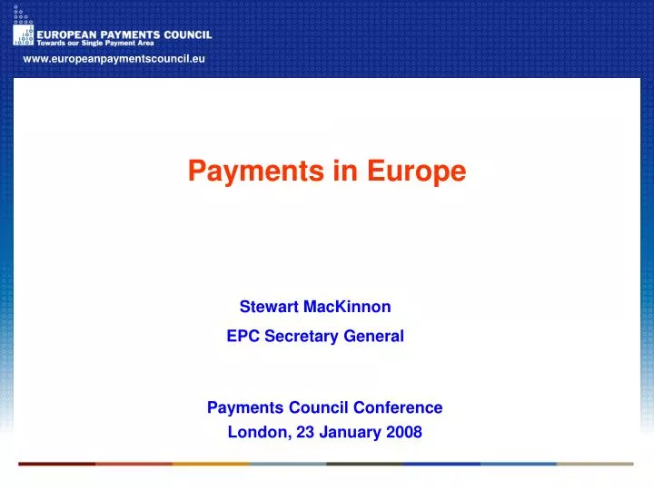 payments in europe