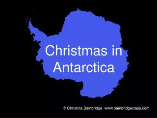 Christmas in Antarctica