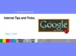 Internet Tips and Tricks - slide 1