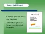 Design Build Manual - slide 1