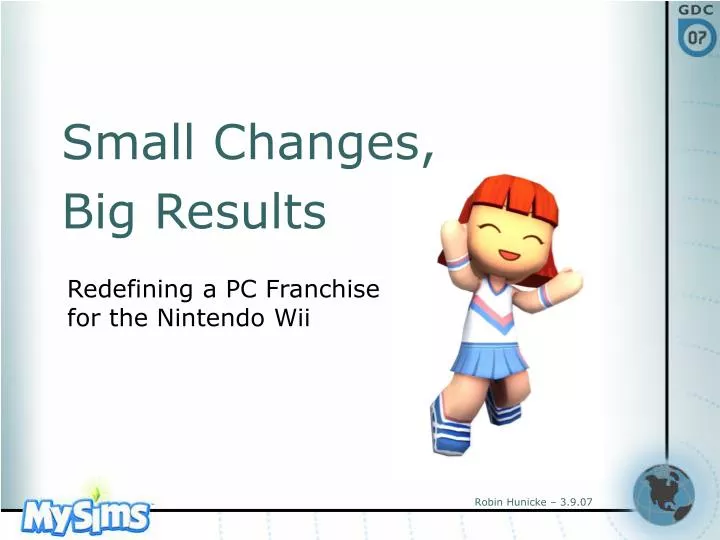 redefining a pc franchise for the nintendo wii