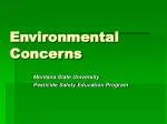 Environmental Concerns - slide 1