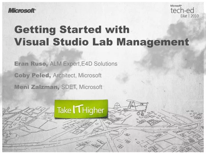 getting started with visual studio lab management