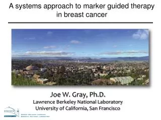 A systems approach to marker guided therapy in breast cancer