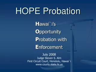 HOPE Probation