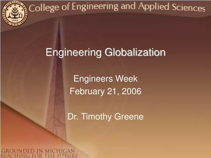 engineering globalization