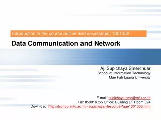 Data Communication and Network