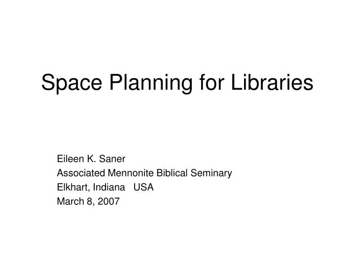 space planning for libraries