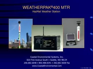 WEATHERPAK ® 400 MTR HazMat Weather Station