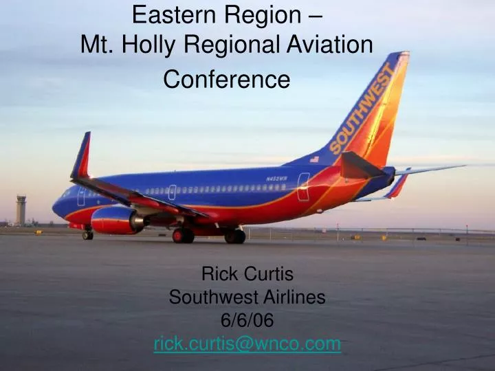 eastern region mt holly regional aviation conference