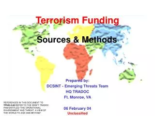 terrorism funding
