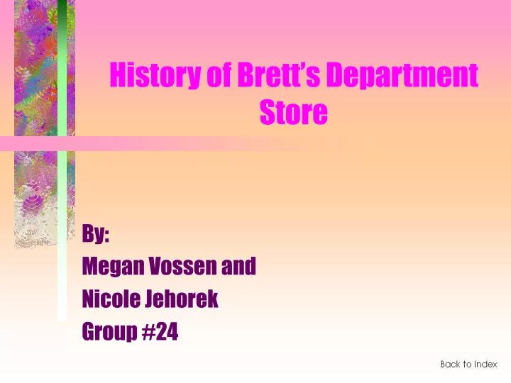 history of brett s department store