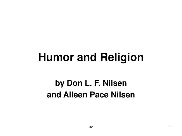 humor and religion