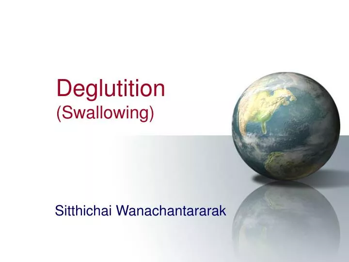 deglutition swallowing