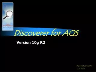 Discoverer for AQS