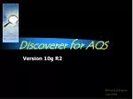 Discoverer for AQS