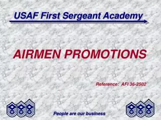 USAF First Sergeant Academy