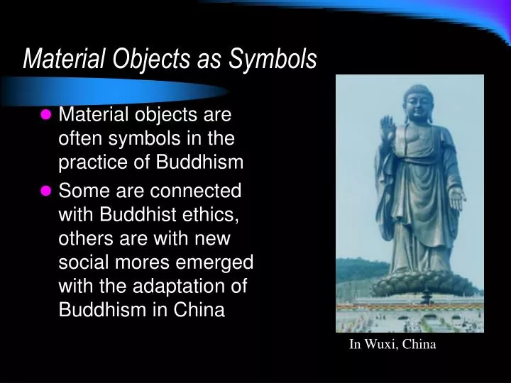 material objects as symbols