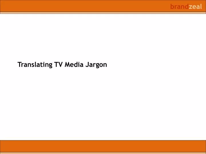 translating tv media jargon