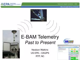 E-BAM Telemetry Past to Present