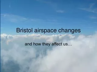 Bristol airspace changes